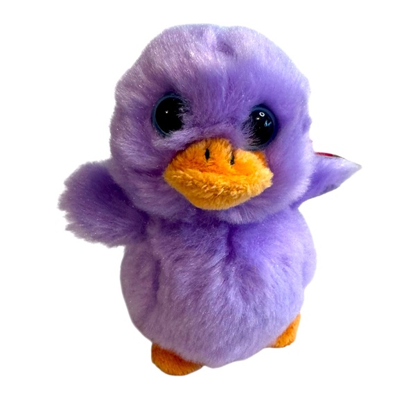4” Lavendar Purple Spring Chick Ty Basket Beanie MWMT - Picture 1 of 8